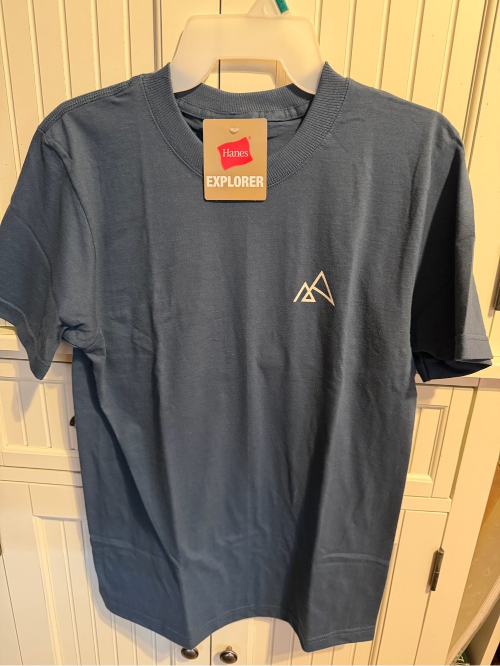 Hanes Explorer Short Sleeve Tee - Slate Blue
